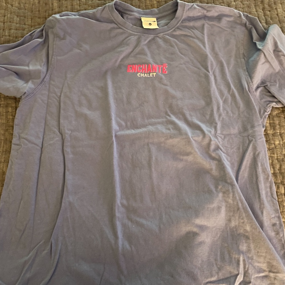 Enchante T Shirt Ski Chalet Blue by Daniel Ricciardo Size XL